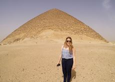 Kerry-Ann visiting Dahshur, Egypt