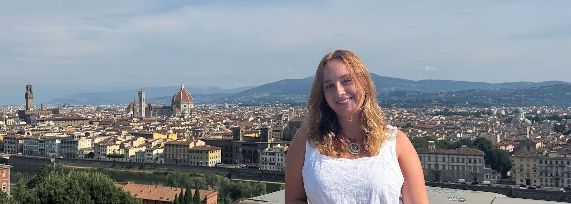 Leah in Florence, Italy