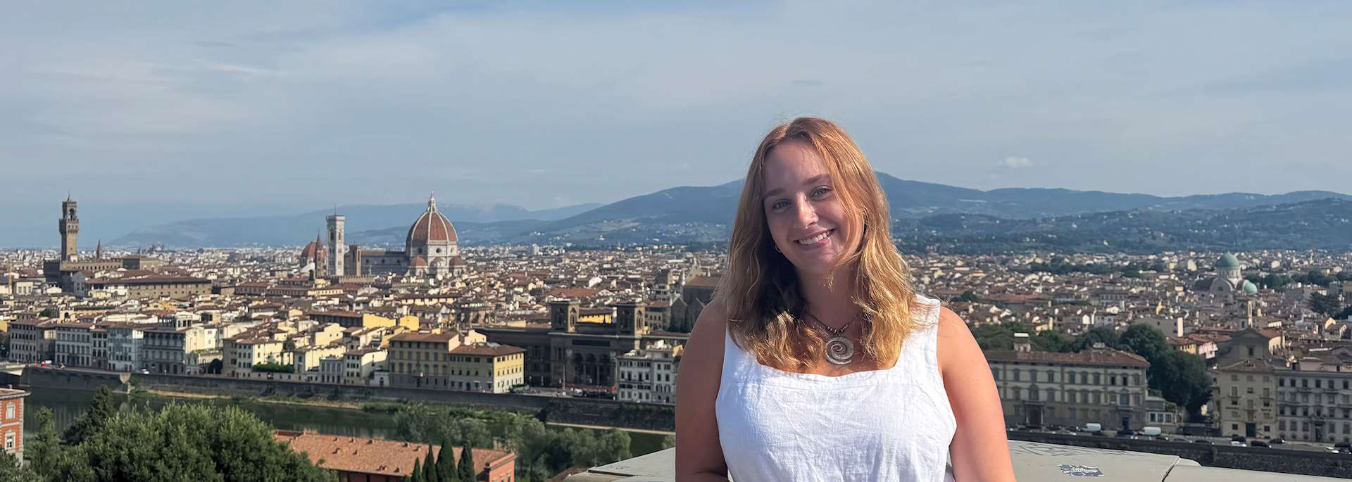 Leah in Florence, Italy