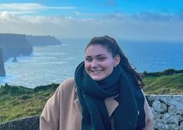 Lexi at the Cliffs of Moher, Ireland