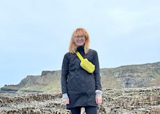 Lydia at the Giants Causeway, Northern Ireland