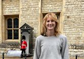 Lydia at the Tower of London, England