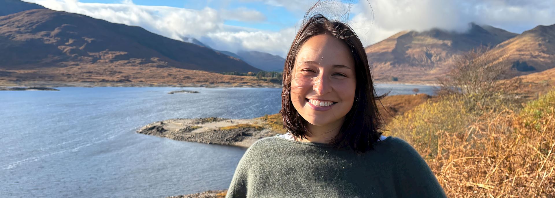 Madeline on the Isle of Skye, Scotland