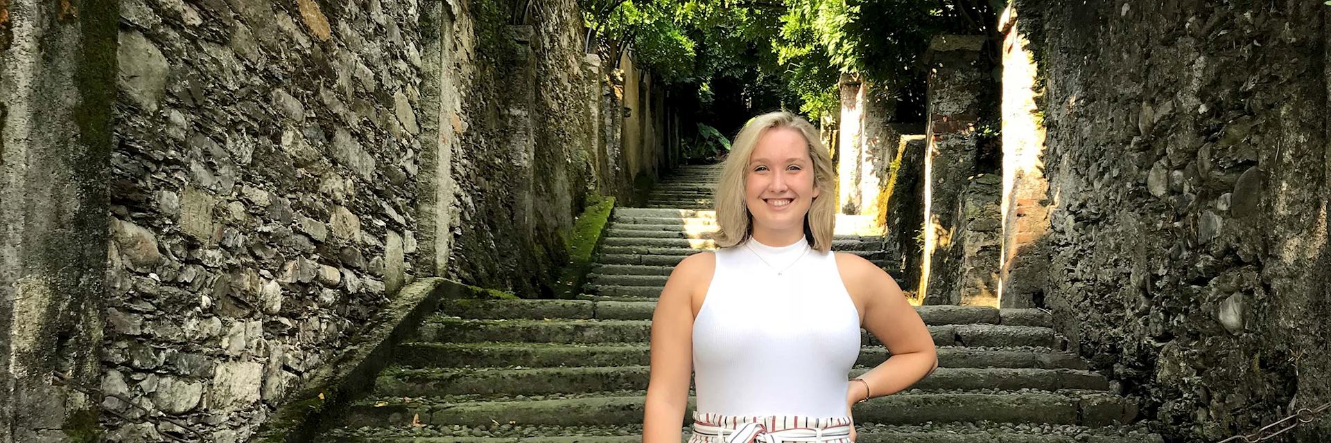 Madekine visiting Lake Maggiore, Italy