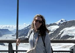 Melissa at Jungfraujoch, Switzerland