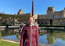 Melissa at Blenheim Palace, Oxfordshire, England