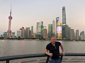 Michael in Bund, Shanghai