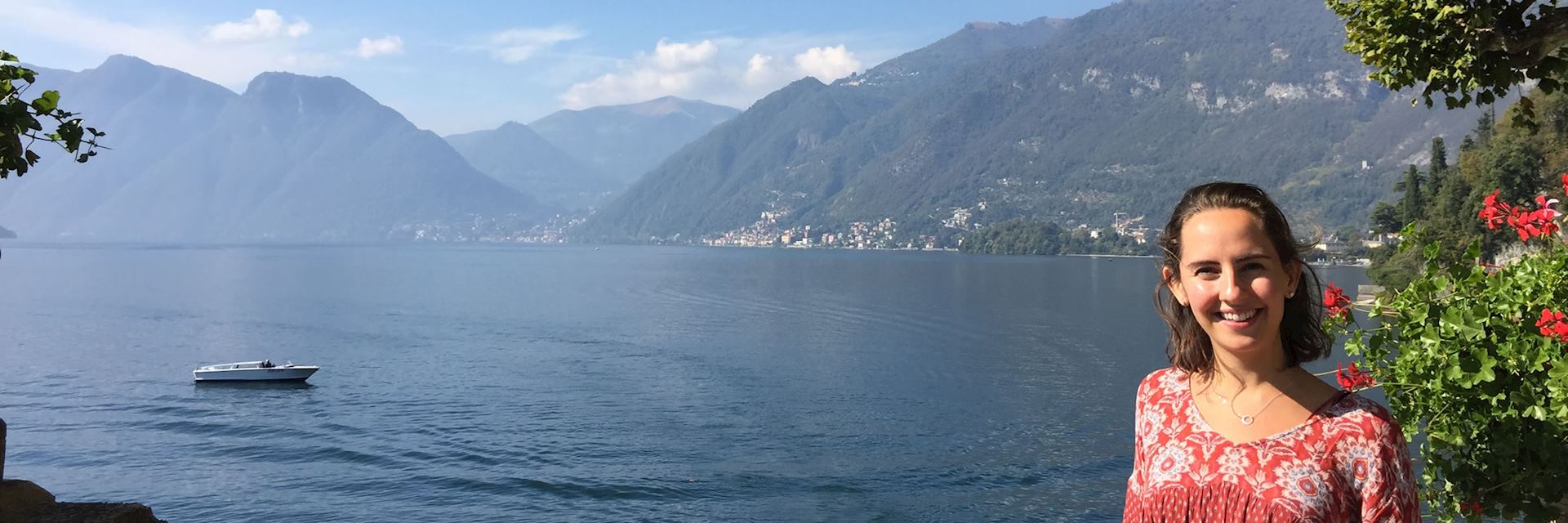 Molly at Lake Como