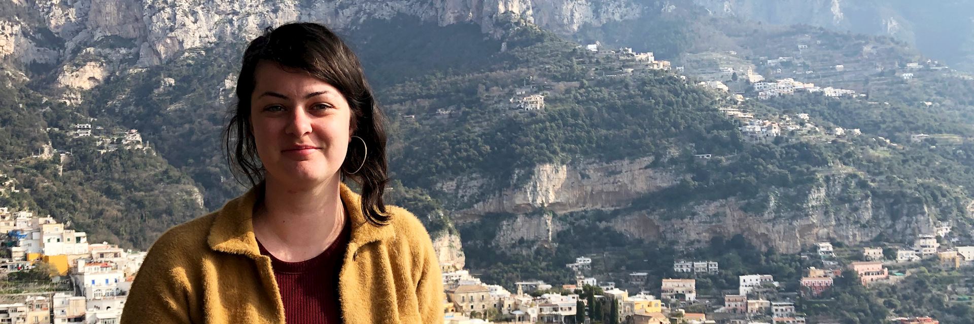 Natalie in Positano