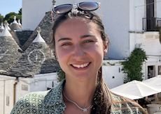 Rachel in Alberobello, Italy