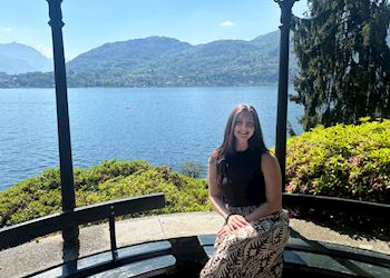 Rebecca at Villa Carlotta, Lake-Como