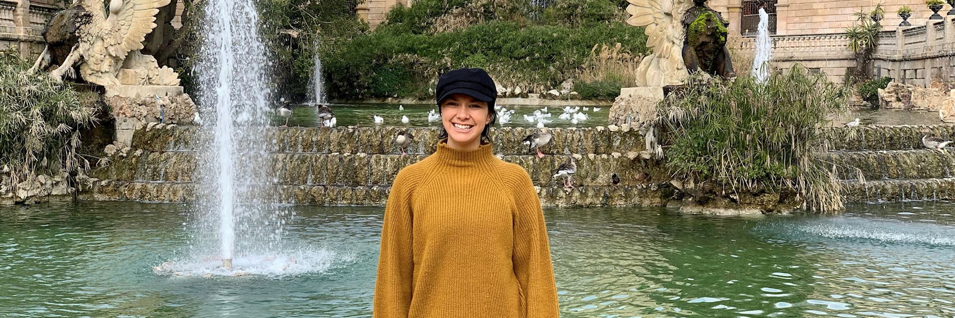 Samantha in Ciutadella Park, Barcelona