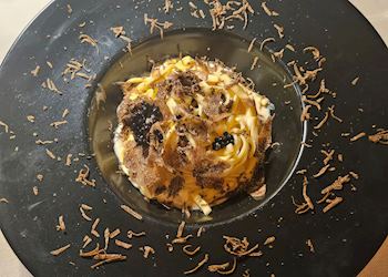 Pasta with truffles