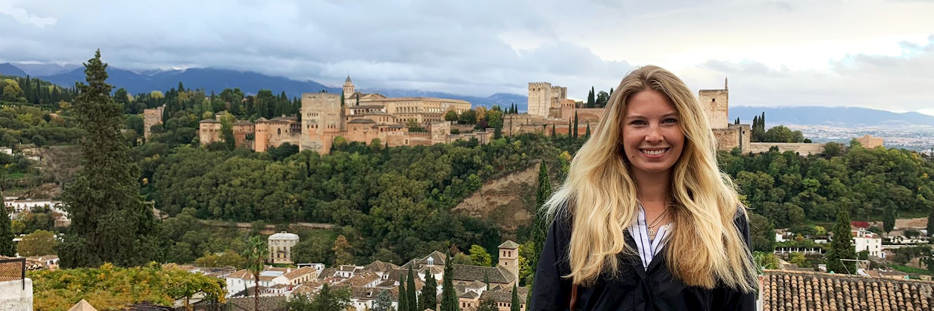 Sarah at the Alhambra, Granada, Spain