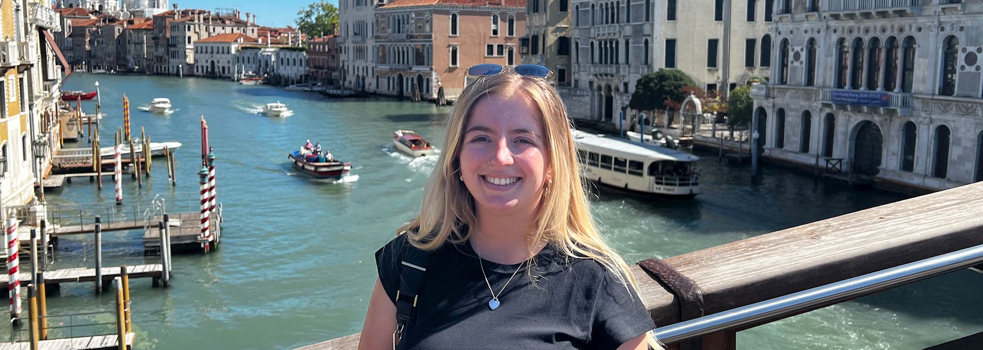 Shannon on the Grand Canal, Venice, Italy