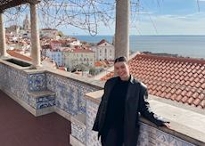 Sophia in Lisbon, Portugal