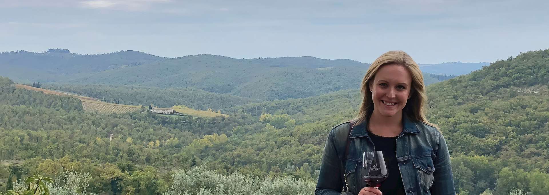 Taylor in Castello di Meleto, Italy