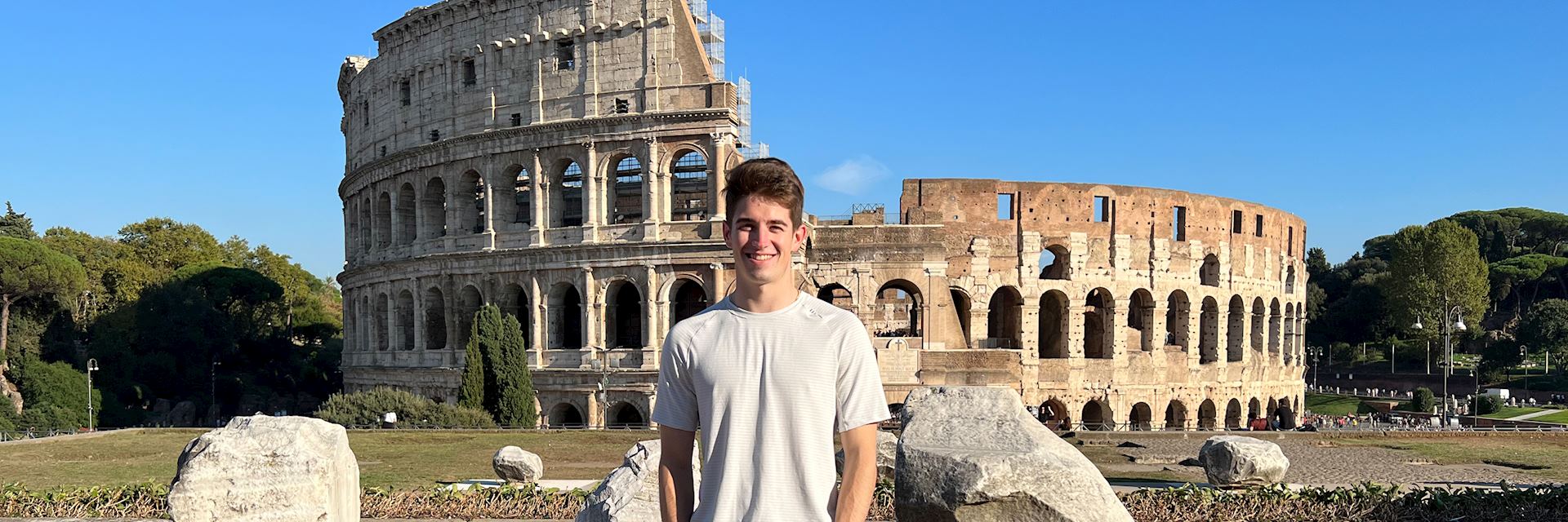 Zachary in Italy