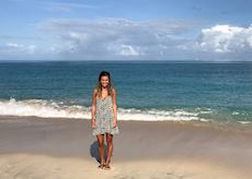 Anna visiting Spice Island, Grenada