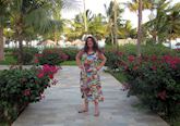 Annabel at Baraza, Zanzibar