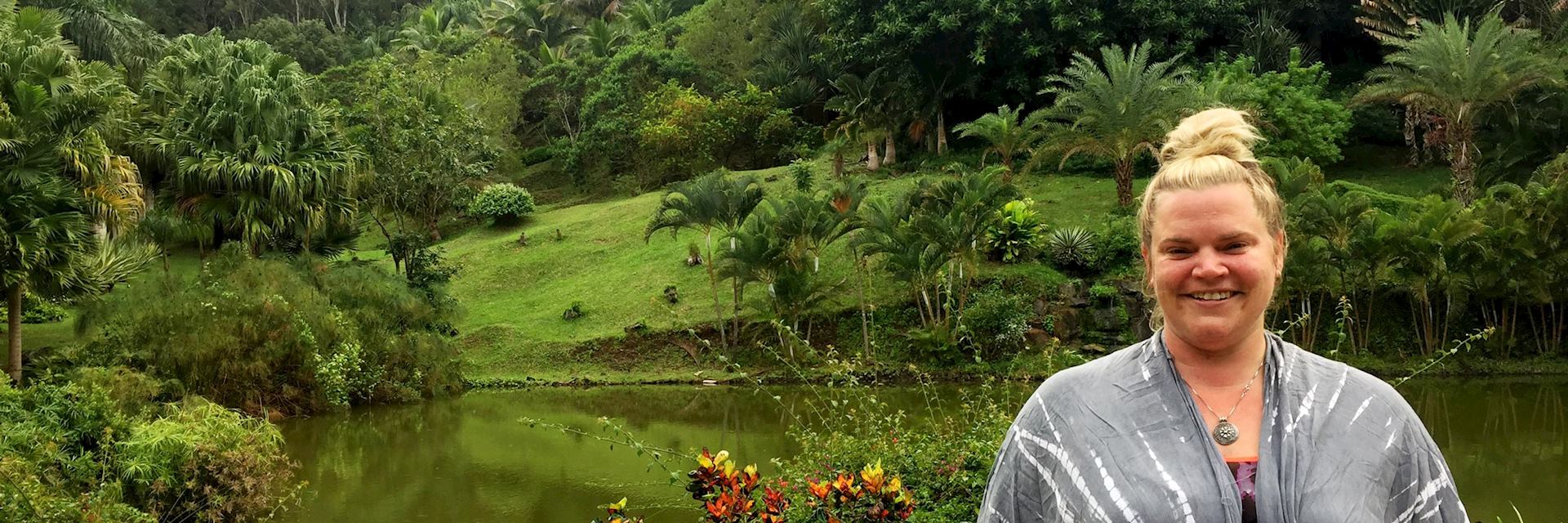 Kate in Mauritius