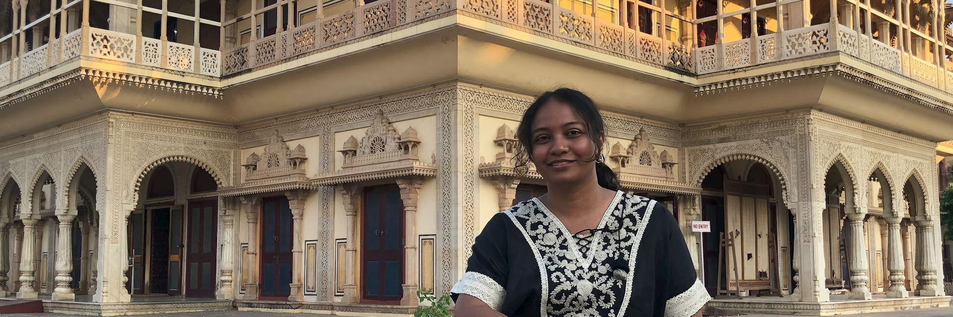 Anupama at the Amber Palace, Jaipur, India