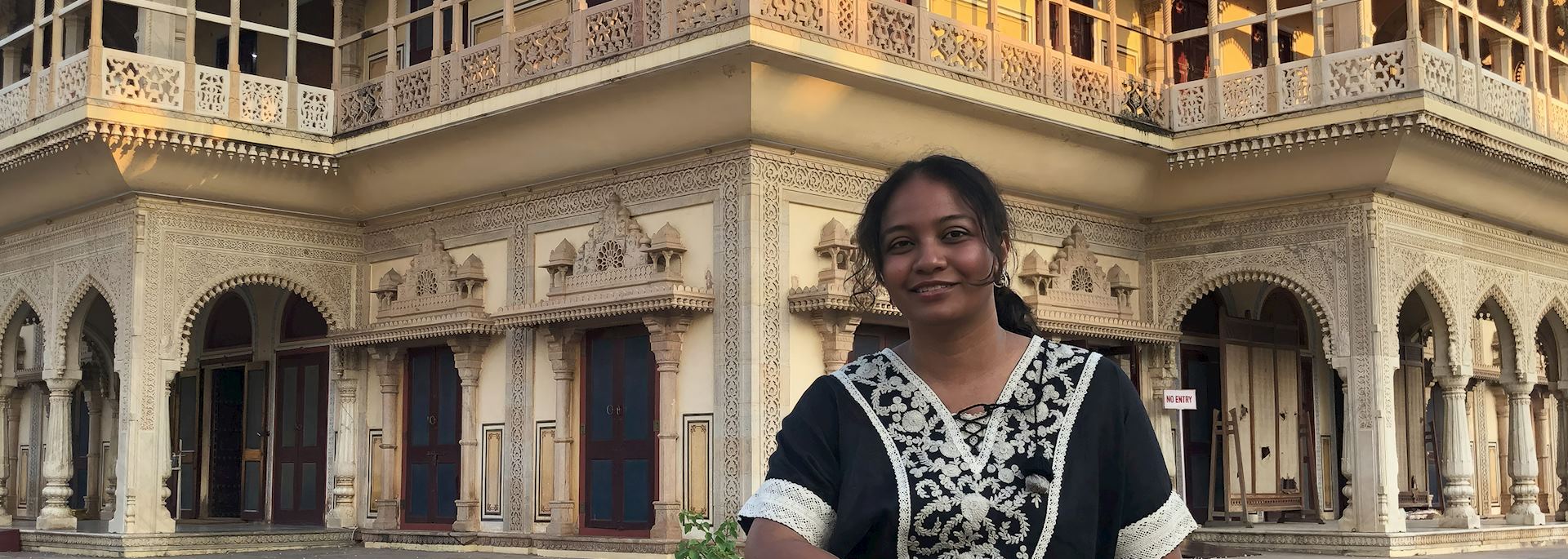 Anupama at the Amber Palace, Jaipur, India