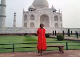 Anupama athe Taj Mahal, India