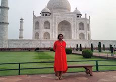 Anupama athe Taj Mahal, India