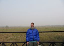 Carol in Chitwan National Park, Nepal