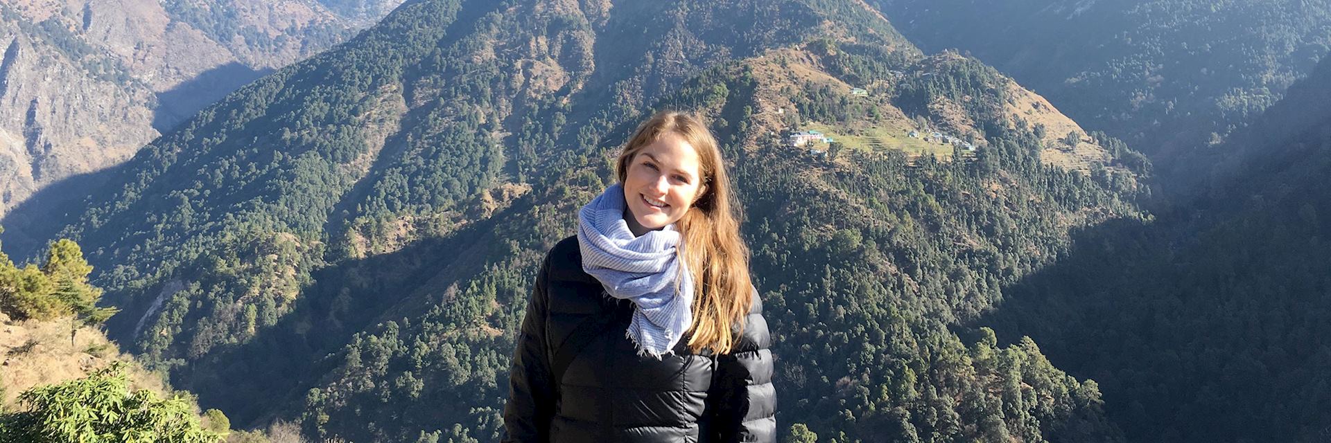 Hannah in Dharamshala, India