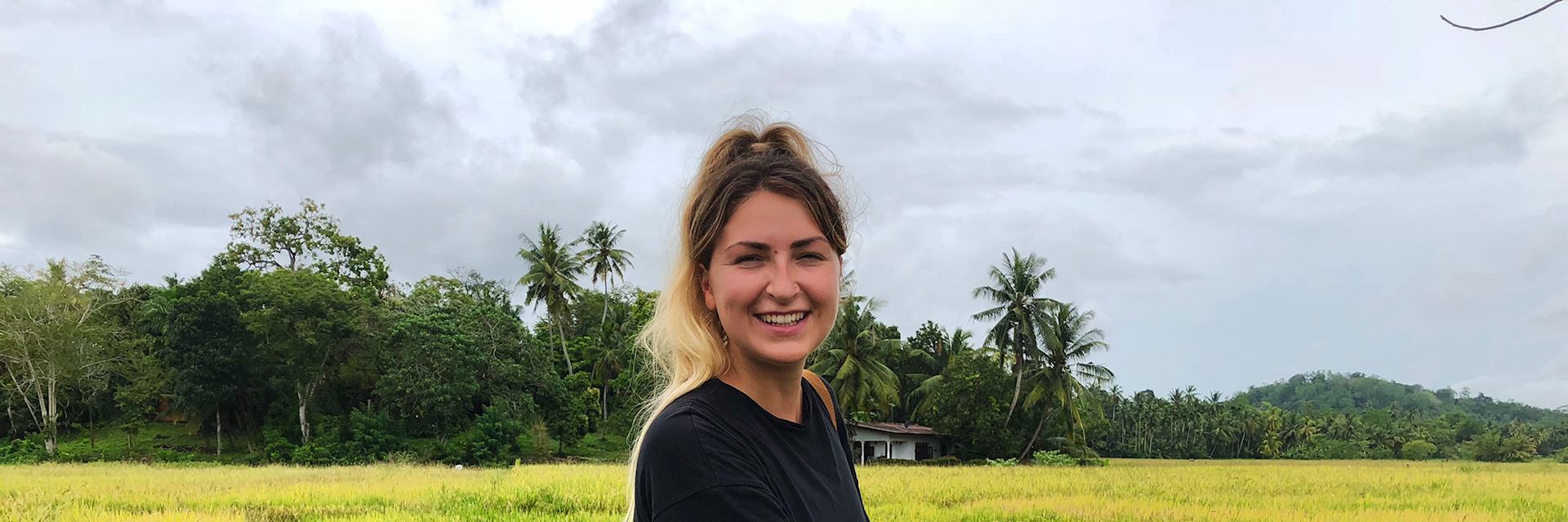 Harriet in Galle, Sri Lanka