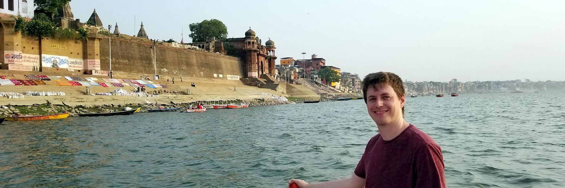 Jackson in Varanasi, India