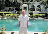 Jamie at Lake Palace, Udaipur, India