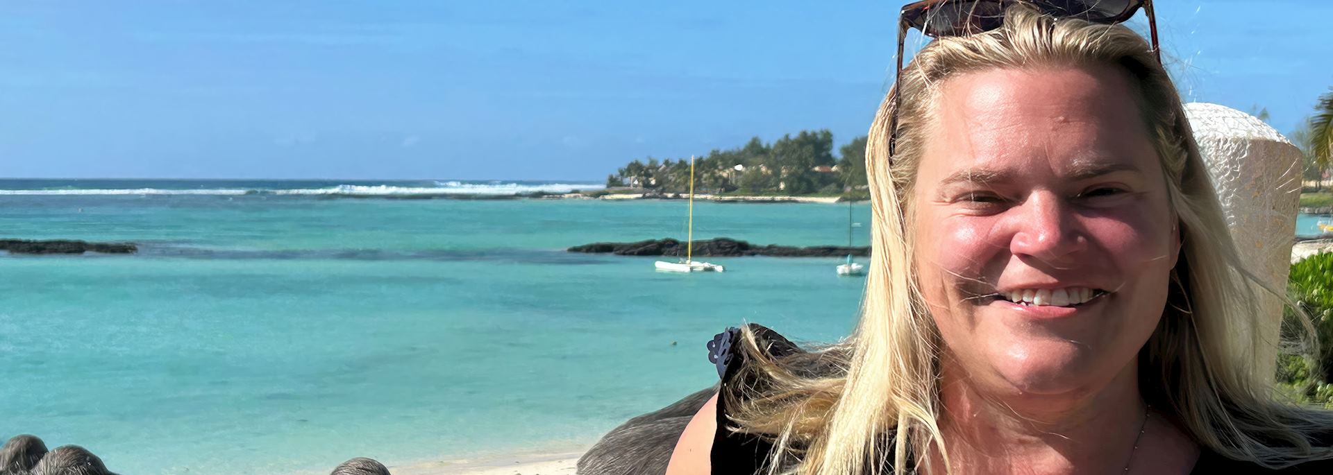 Kate in Mauritius