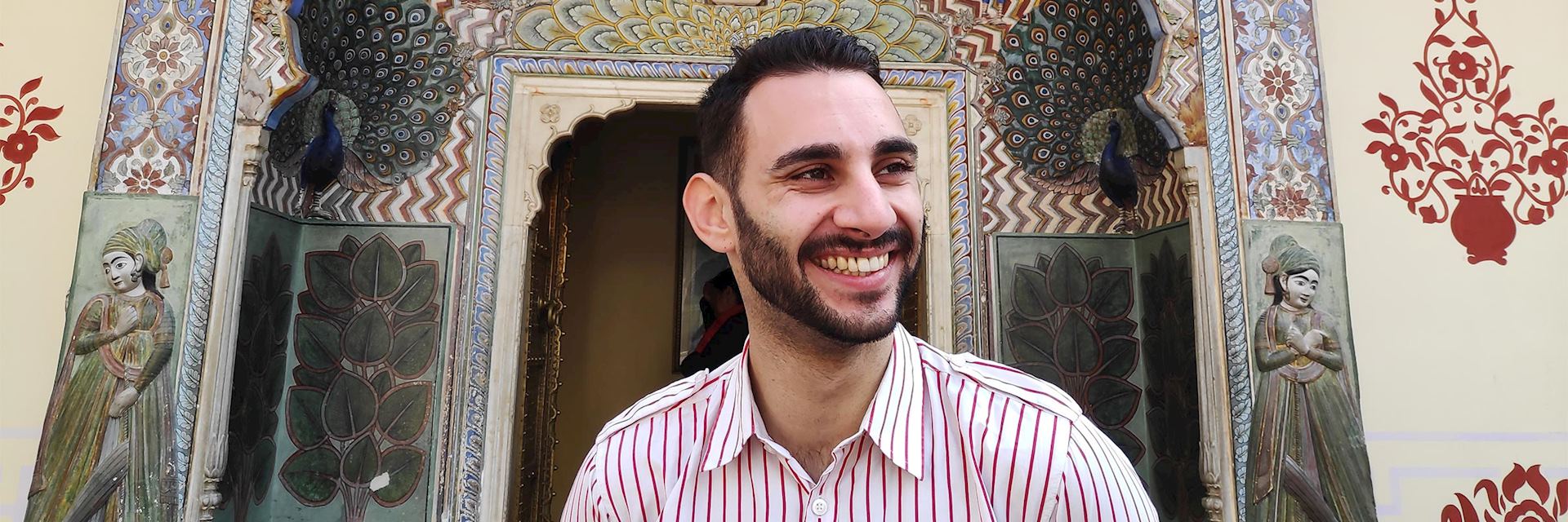 Marco at Jaipur City Palace, India