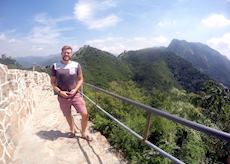 Matt on the Great Wall of China