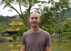 Niall at the Golden Pavilion (Kinkakuji), Kyoto, Japan