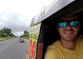 Niall on rickshaw journey across India
