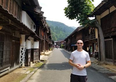 Niall in Tsumago, Japan
