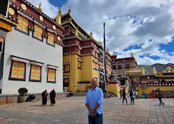 Nick at Songzanlin Monastery in Shangri-La, China