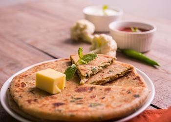Cauliflower parathas