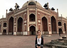 Tara at Humayun's Tomb, Delhi