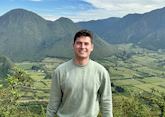 Axel visiting Pululahua, Ecuador