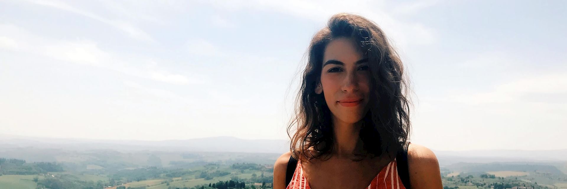 Carly in Tuscany, Italy