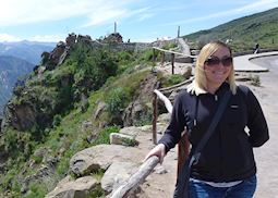 Caroline in Colca Canyon, Peru
