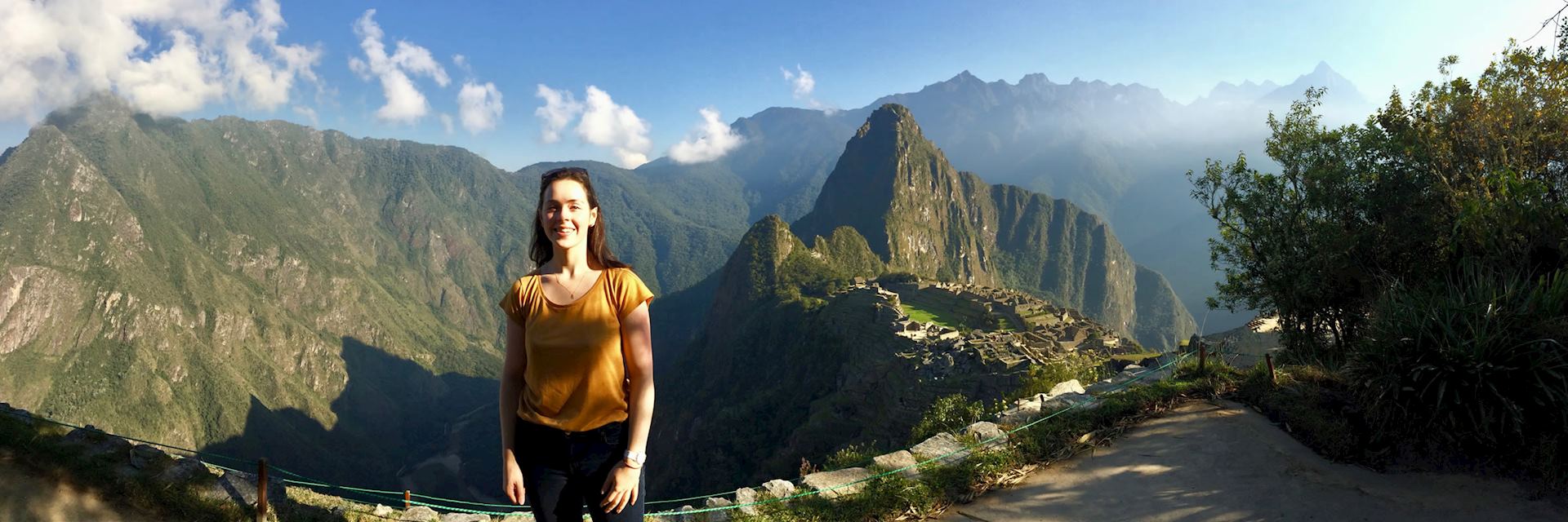 Catherine at Machu Picchu, Peru