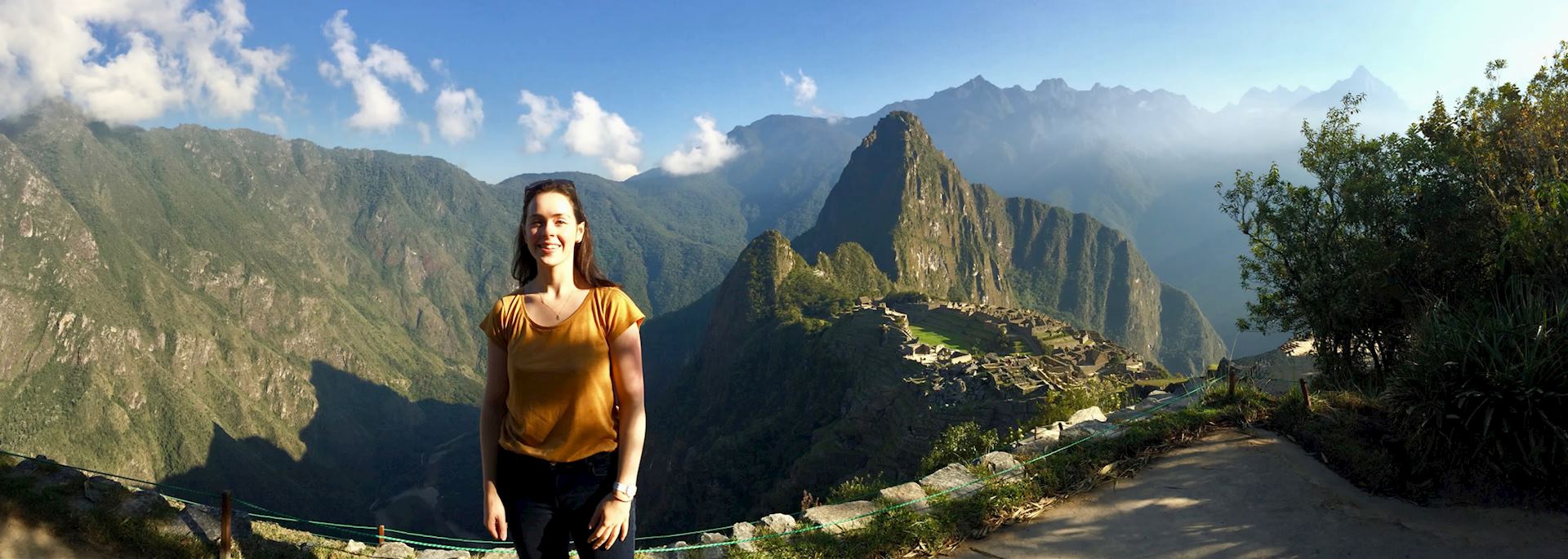 Catherine at Machu Picchu, Peru