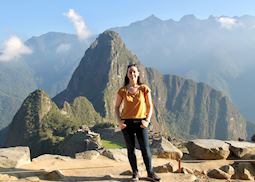 Catherine at Machu Picchu, Peru
