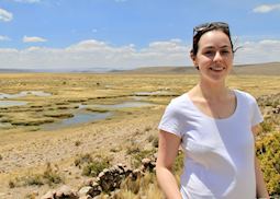 Catherine in southern Peru